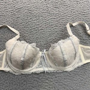 DKNY Bra 32B Balconette Bra 453507 Belle Du Jour Lace Over Balconette Bra